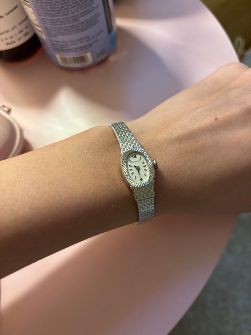 Silver Women's Mesh Bracelet Watch